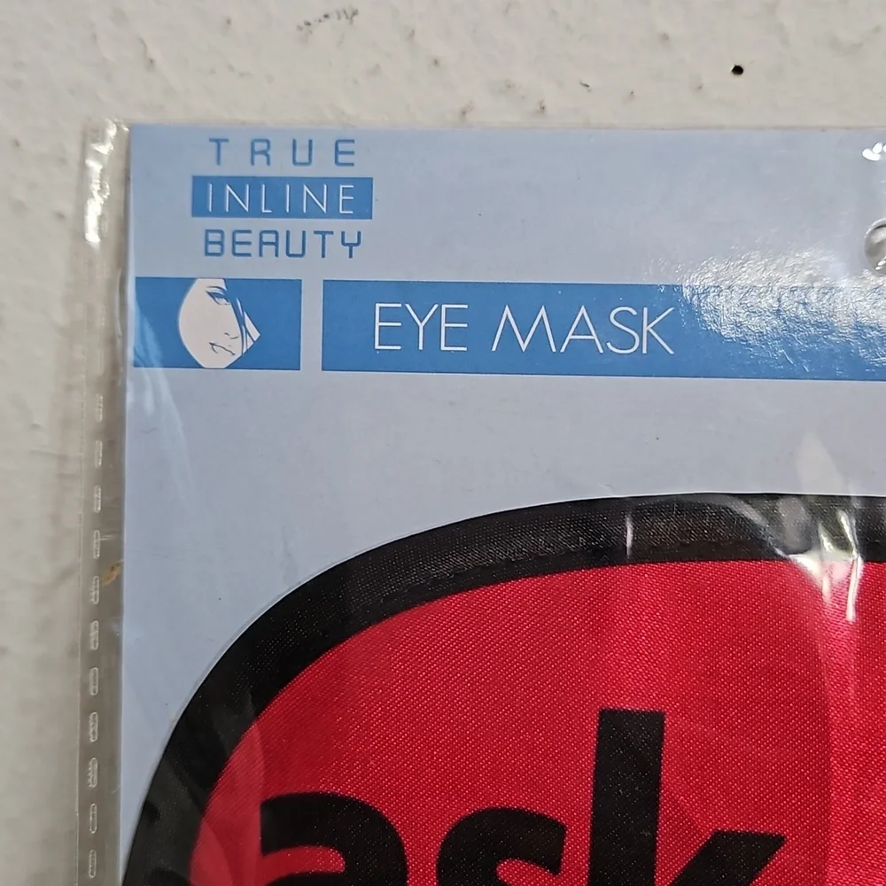 NIP True Inline Beauty ask dad...eye mask in hot pink with black
